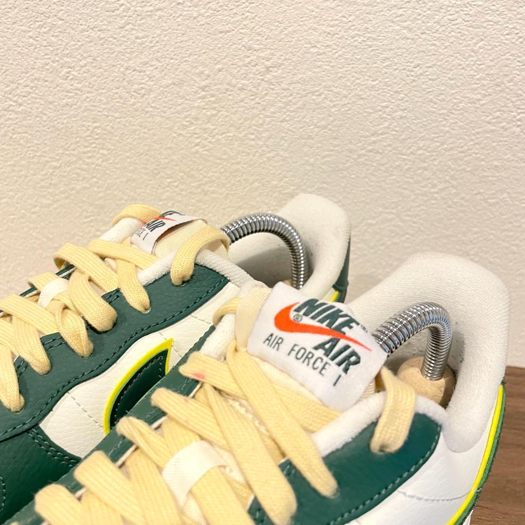 NIKE AIR FORCE 1 07 LV8 SAIL NOBLE GREEN ナイキ エア フォース ワン メンズ ホワイトグリーン FD0341-133 美品 26cm _画像7