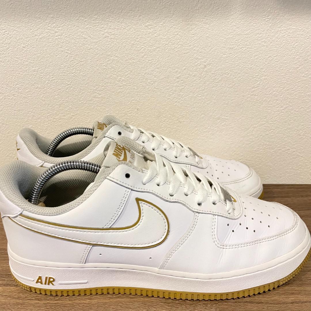 NIKE AIR FORCE 1 '07 ナイキ エア フォース ワン ホワイトブロンズ メンズ DV0788-104 ローカットスニーカー カジュアル 27.5cm _画像3