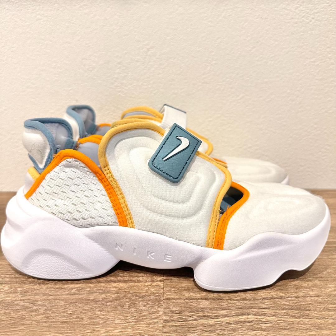 NIKE W AQUA RIFT WHITE ナイキ アクア リフト ホワイト レディース DJ4669-100 サンダル 24cm _画像3