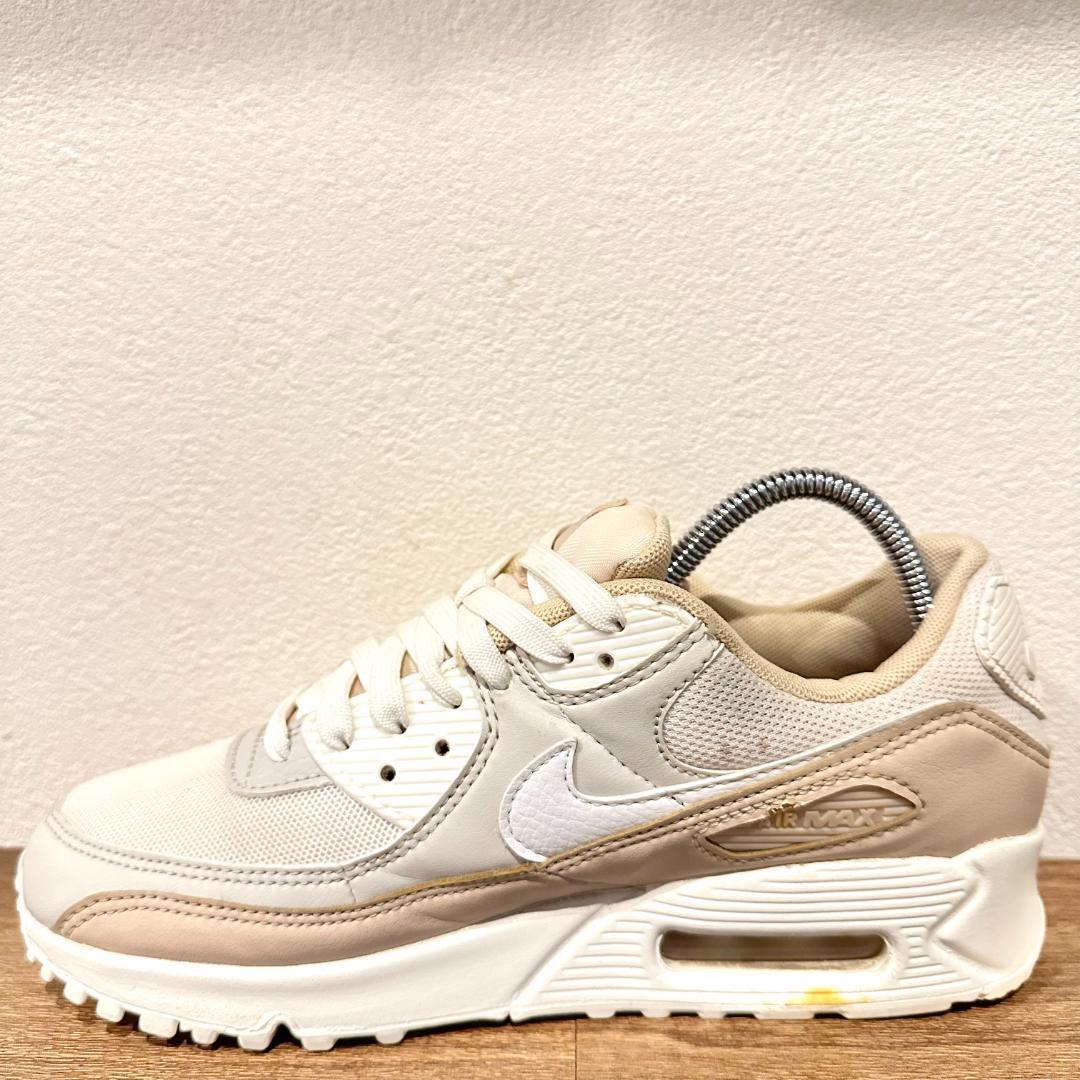 NIKE WMNS AIR MAX 90 ナイキ エア マックス 90 ベージュ レディース FD1452-030 ローカットスニーカー 23.5cm _画像6