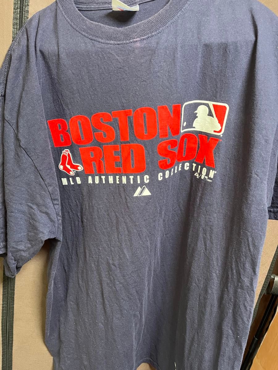 マジェスティック　Tシャツ　ボストンレッドソックス　Boston RED SOx
