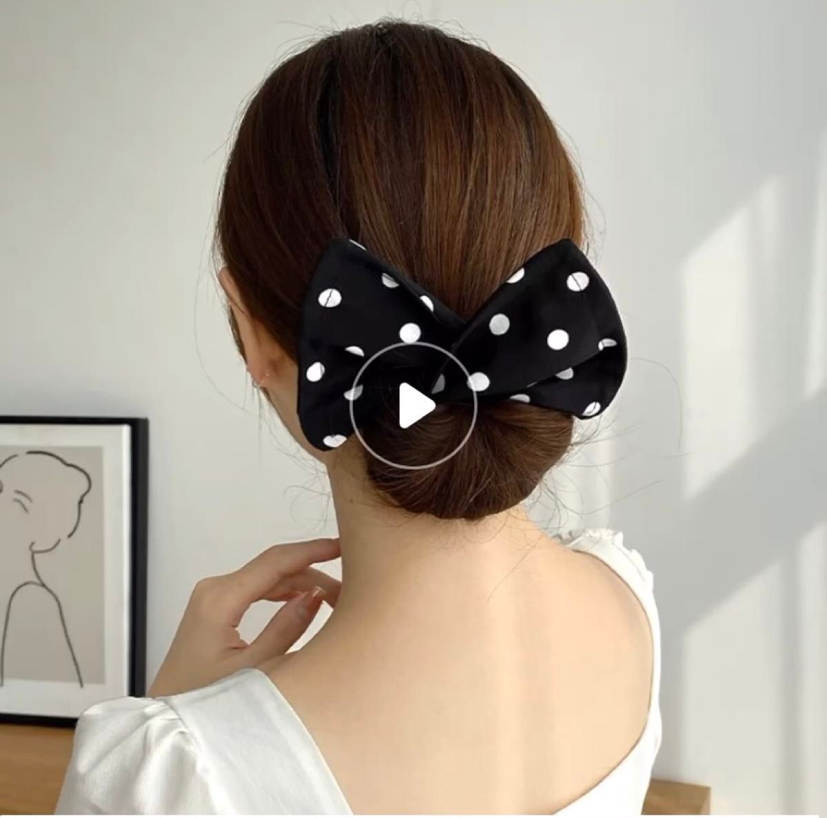 ヘアアクセサリー バレッタ シュシュ フランスラックス ヘアクリップ バナナクリップ