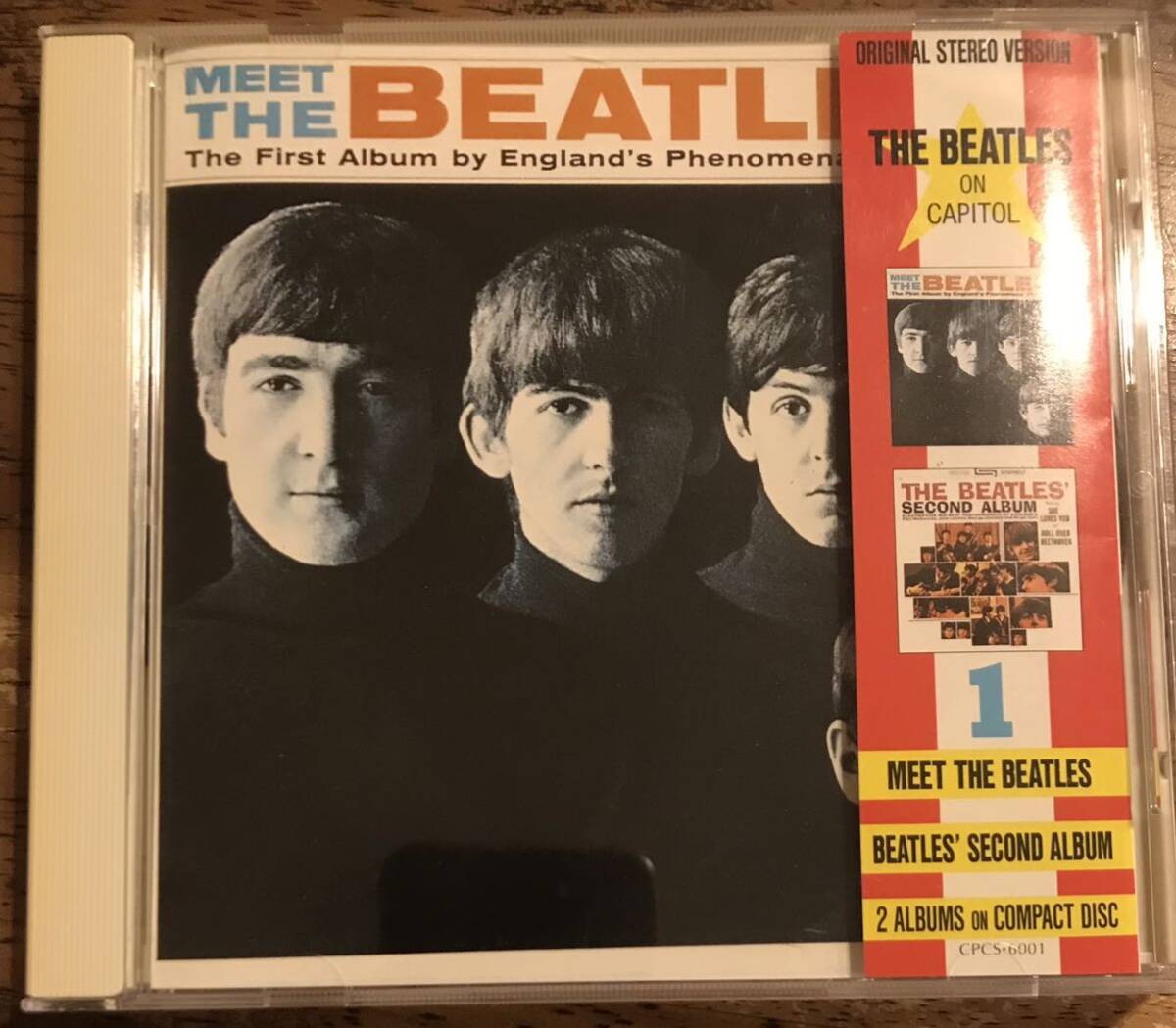 The Beatles / Meet The Beatles / Beatles’ Second Album / 1CD / pressed CD / US Original Stereo Master / Very Rare / ビートルズ /_画像1