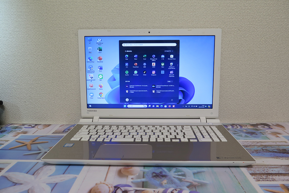 【高速Core i3(第6世代)★メモリ8GB+爆速新品SSD480GB】東芝 Dynabook T45/UGD 最新Win11+Office2019 H&B ★ Webカメラ/Wi-Fi/HDMI_画像6