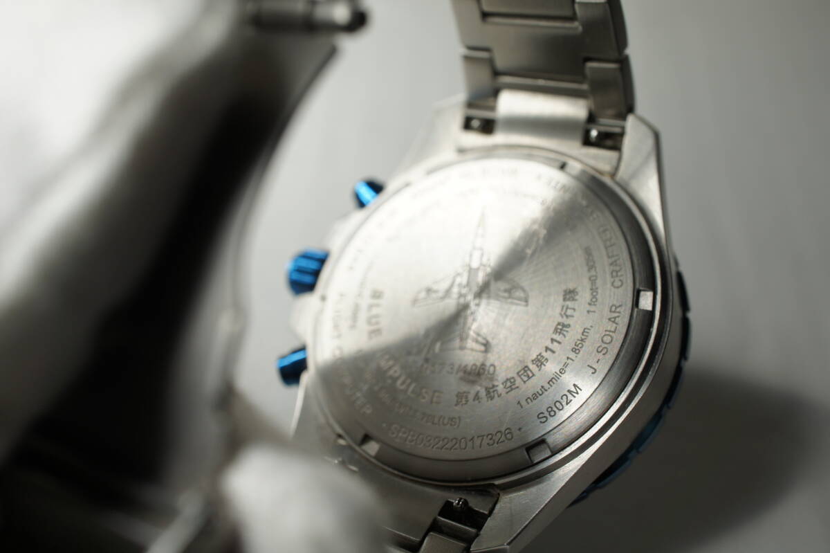 【売り切り】KENTEX　ケンテックス　腕時計ブルーインパルスソーラープロ1960個限定品_画像7