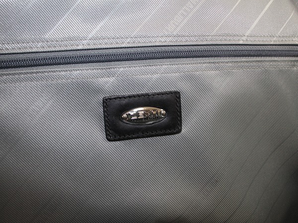 1 jpy beautiful goods ZERO HALLIBURTON Zero Halliburton * 2WAY business bag shoulder bag * black 6191