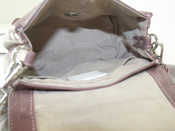 1 jpy unused The nela-toZANELLATO pohs tea naPOSTINA BABY * 2way Mini handbag shoulder bag pink beige 7033