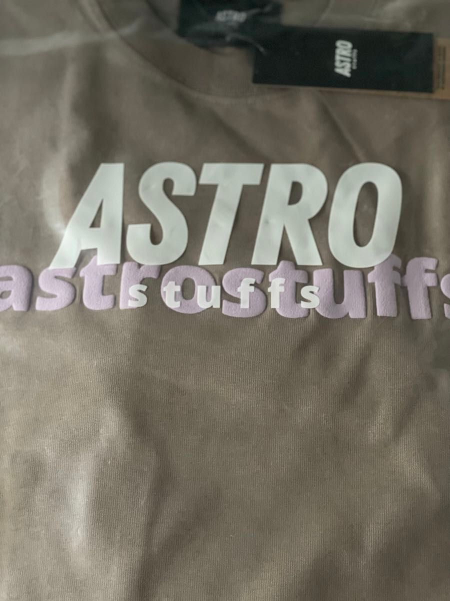 【新品未開封】BrightWin★ASTROStuffsロゴ長袖TEE ブラウンS gmmtv 