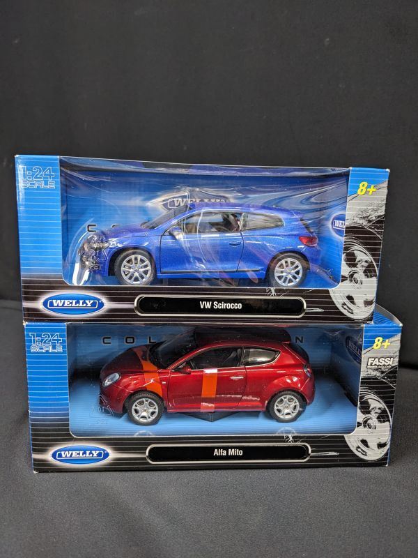 Q456 [ Willie 1/24 Alpha Romeo Mito & Volkswagen Scirocco итого 2 пункт ]/100