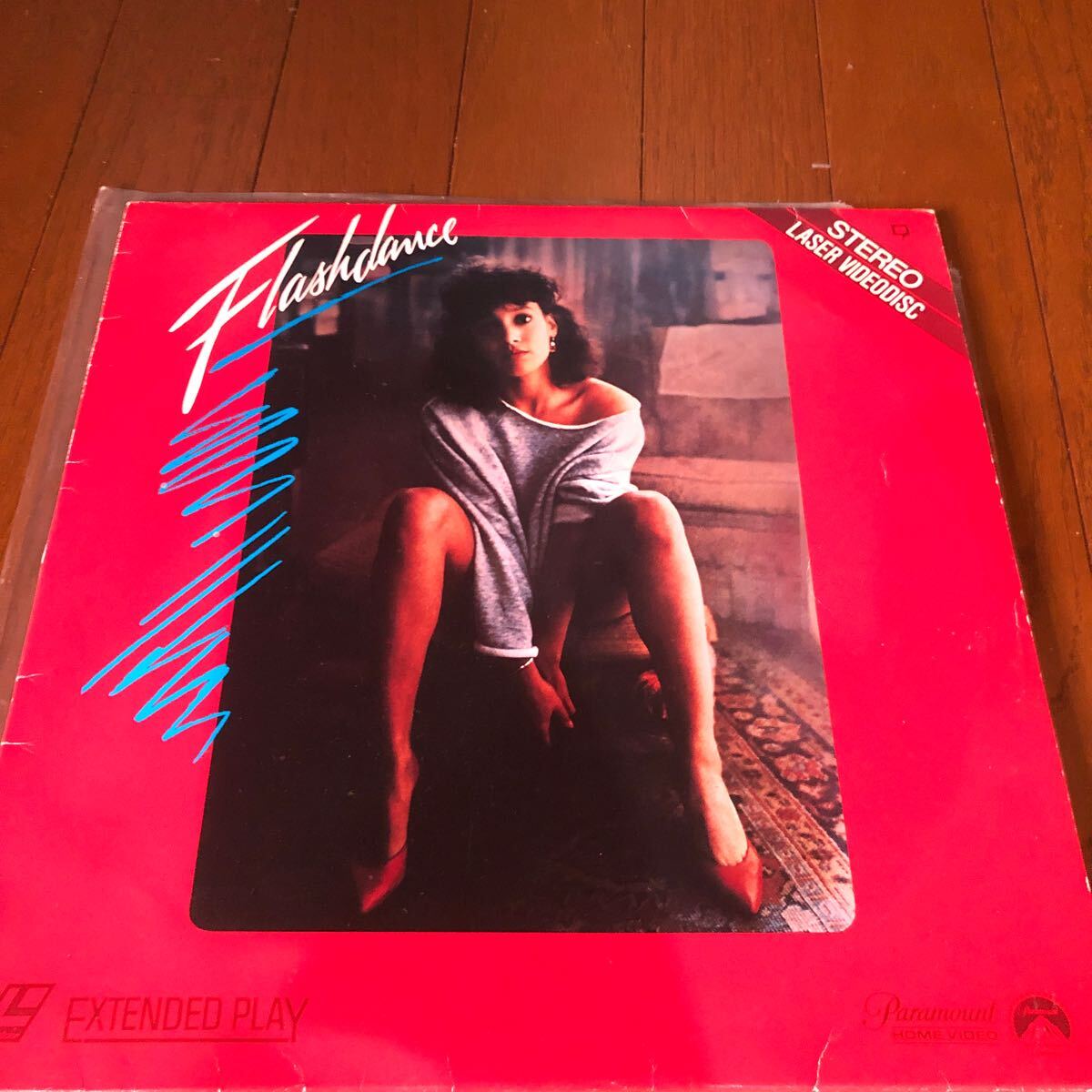 ◆LD盤◆サントラ◆アイリーン・キャラ（Irene Cara)◆フラッシュダンス…ホワット・ア・フィーリング◆レーザーディスク_画像1