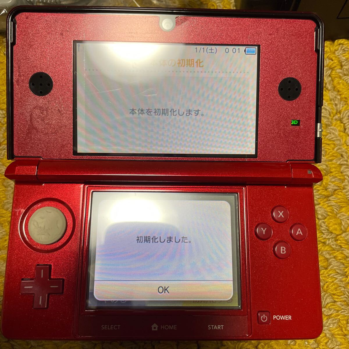 任天堂 ニンテンドー3DS FLARE RED _画像2