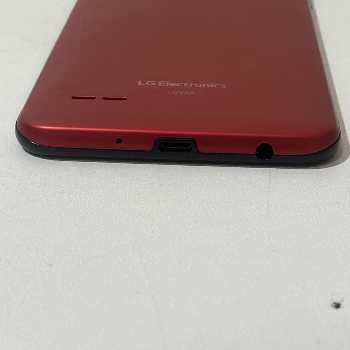 【TF0504】LGエレクトロニクス LGV36 スマートフォン アンドロイド スマホ 赤 レッド 32gb simフリー 残債なし 本体 携帯端末 携帯電話の画像8