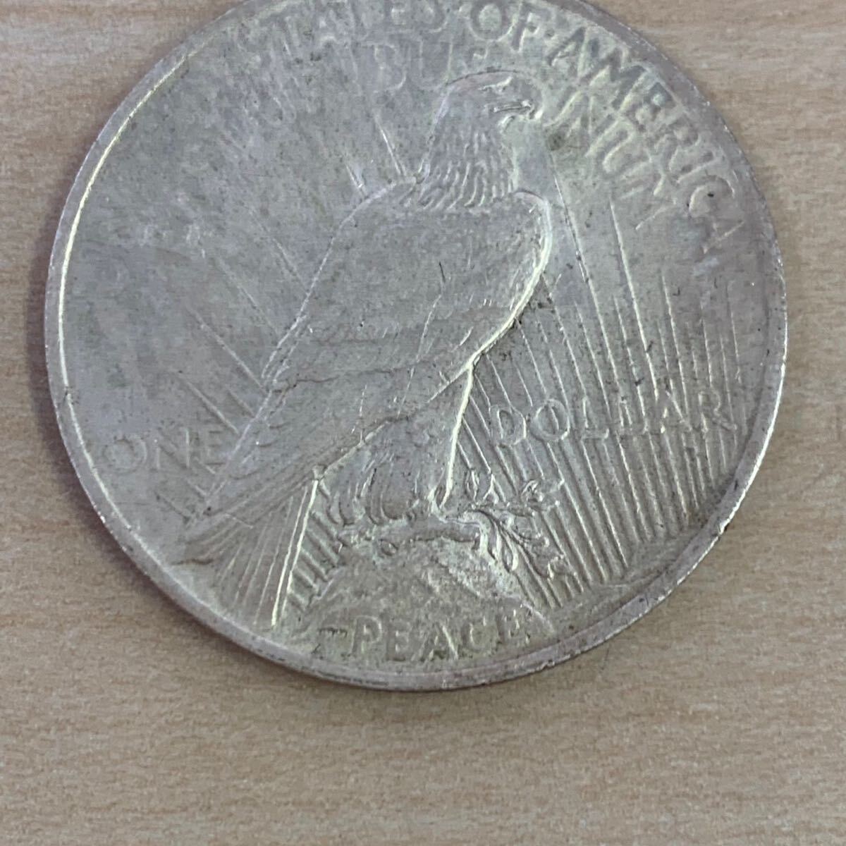 【TH0503】 海外 古銭 アメリカ リバティコイン 1ドル銀貨 1923年 1枚 約26.6ｇ キズあり 汚れあり コレクション_画像8