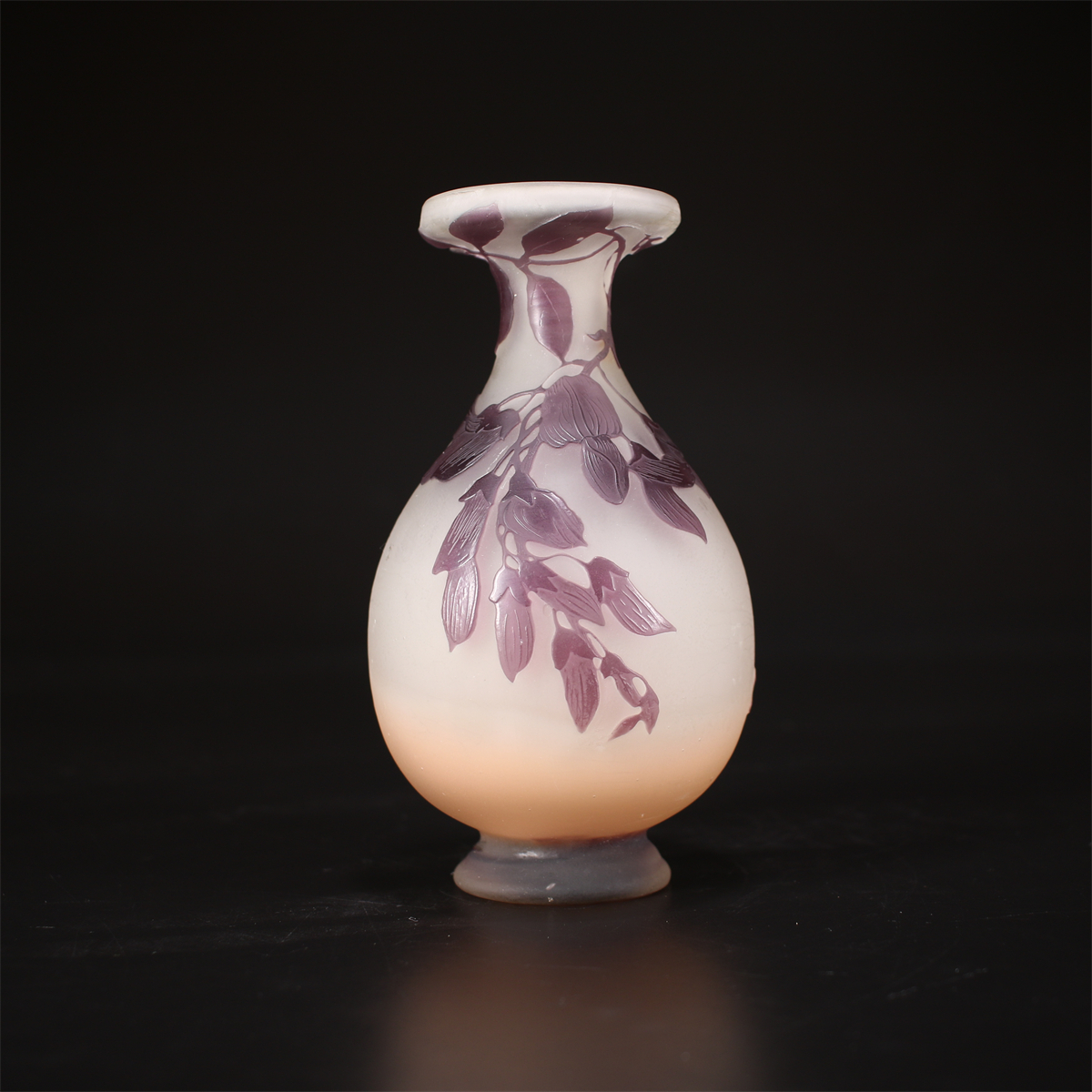 PA481 Emile Galle [emi-ru* галет ].. стекло цветок . скульптура ваза | Zaimei подлинный товар гарантия прекрасный товар Y!h