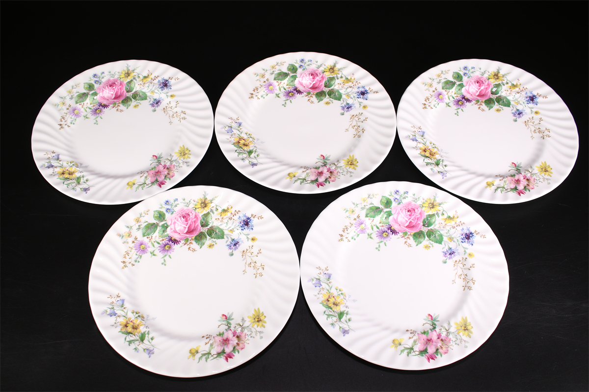 CF308 Royal Doulton 【ロイヤルドルトン】 プレート 5客 径27㎝／美品！ｚ_画像6