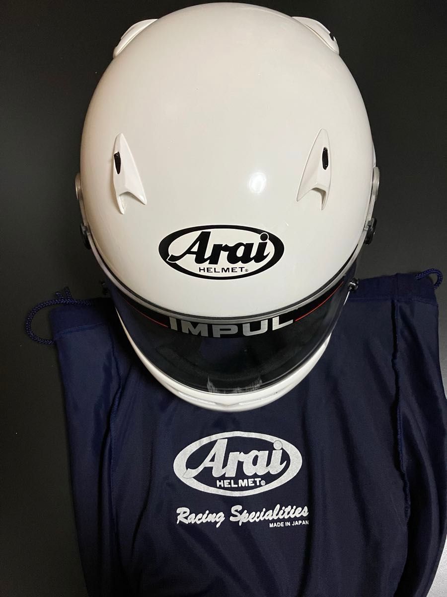 Arai  4輪競技用 ヘルメットGP-5W  stand21 ハンス用アンカー付Club Series ハンス 収納バッグセット