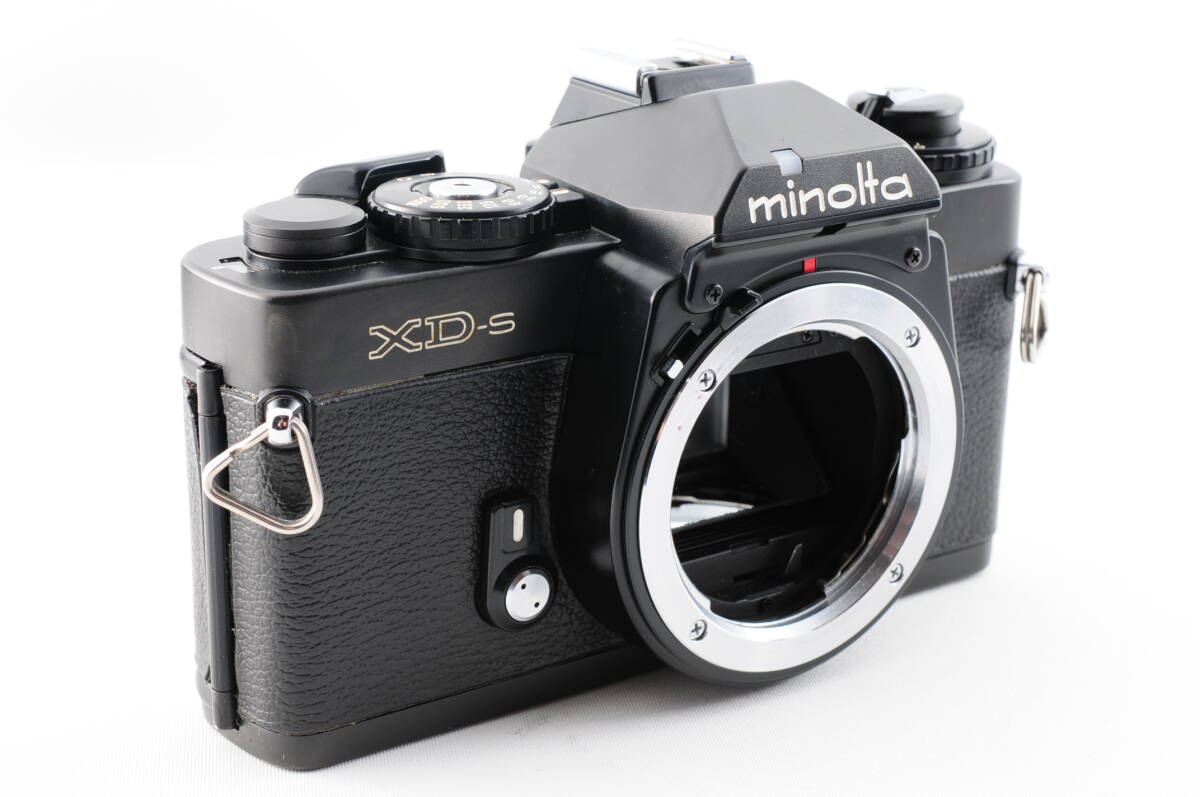 Minoltaミノルタ XD-S Black 35mm SLR MD Rokkor 50mm F1.4 MF Lens 現状品 ジャンク J395_画像4