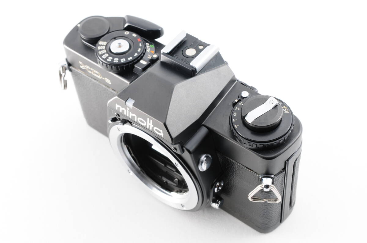 Minoltaミノルタ XD-S Black 35mm SLR MD Rokkor 50mm F1.4 MF Lens 現状品 ジャンク J395_画像3