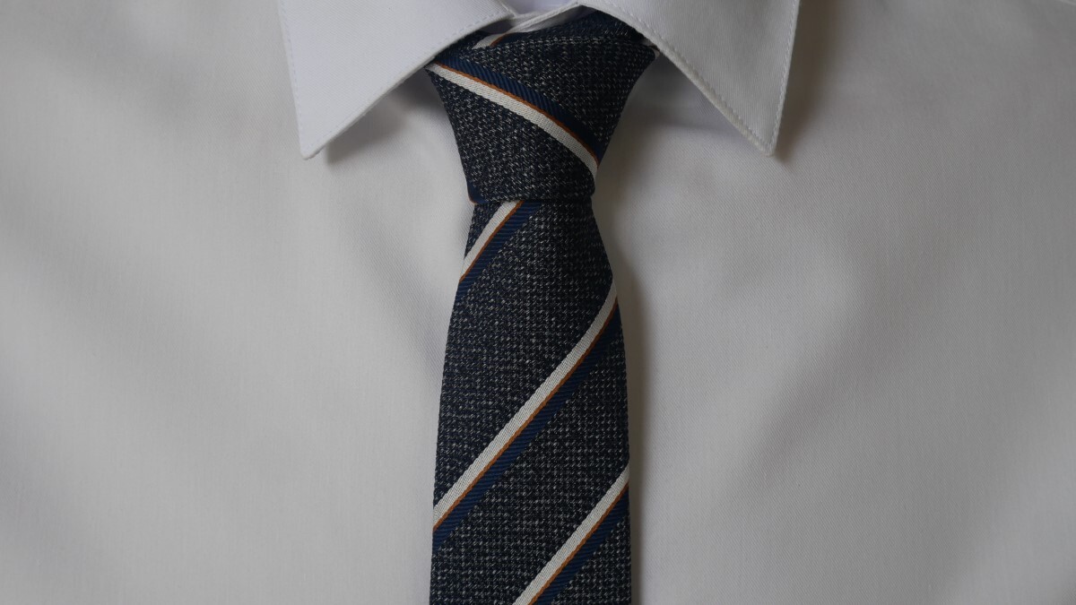 未使用に近い【HUGO BOSS ヒューゴボス】USED ブランドネクタイ/m54-GG3-26-30