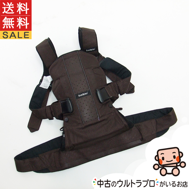 綺麗 だっこひも 中古 ベビービョルン ベビーキャリア one + Air ワンプラス エアー BABYBJORN 生後1週から 中古 だっこ紐【B.綺麗】_画像1