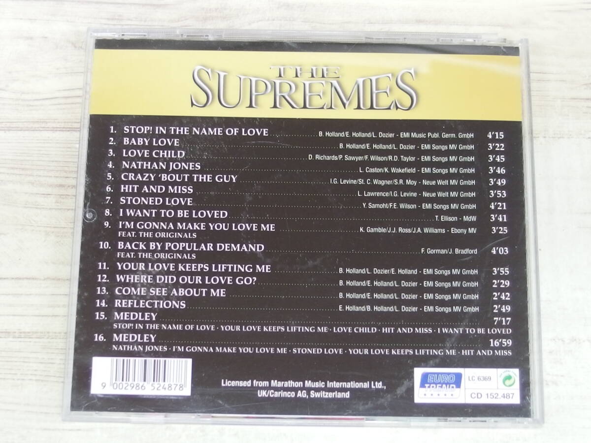 CD / The Supremes / ダイアナ・ロス&シュープリームス /『J34』/ 中古＊ケース破損の画像2