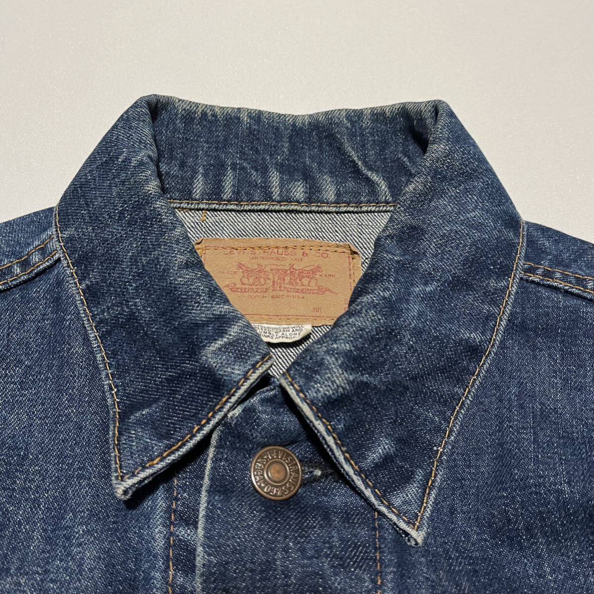 濃紺 70s USA製 LEVI'S bigE ビッグE 70505 4th ビンテージ 濃紺 70s USA製 LEVI'S bigE ビッグE 70505 4th ビンテージ
