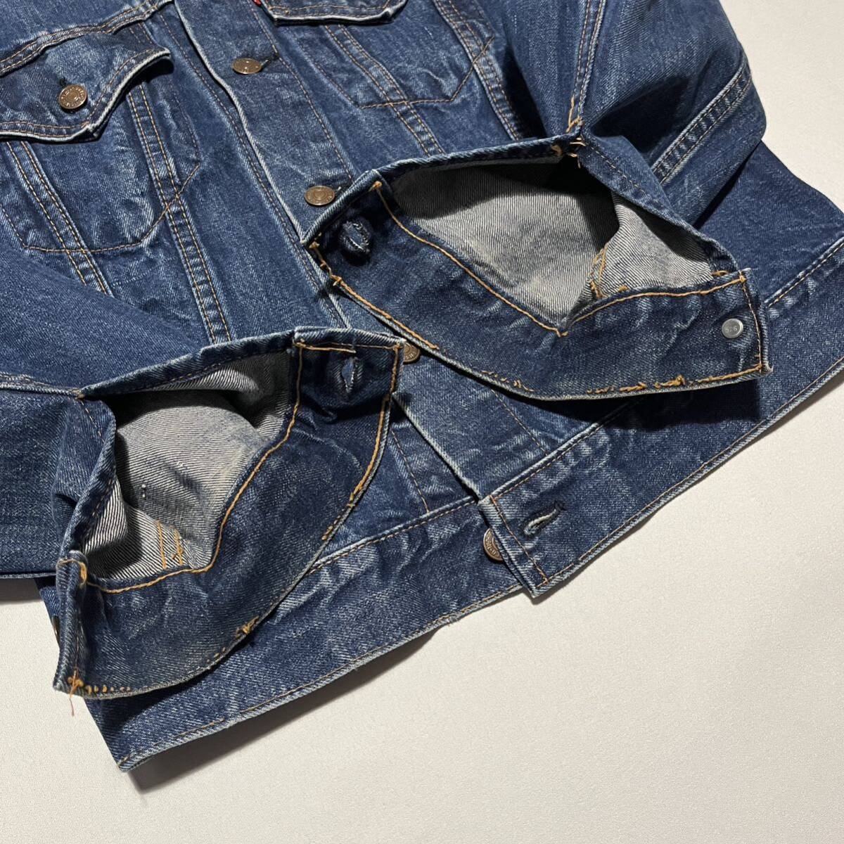 濃紺 70s USA製 LEVI'S bigE ビッグE 70505 4th ビンテージ 濃紺 70s USA製 LEVI'S bigE ビッグE 70505 4th ビンテージ