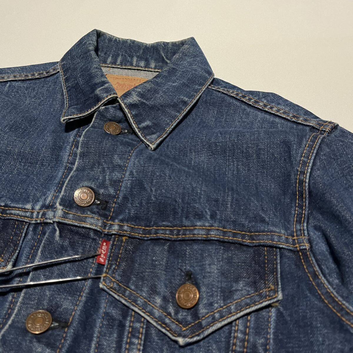 濃紺 70s USA製 LEVI'S bigE ビッグE 70505 4th ビンテージ 濃紺 70s USA製 LEVI'S bigE ビッグE 70505 4th ビンテージ