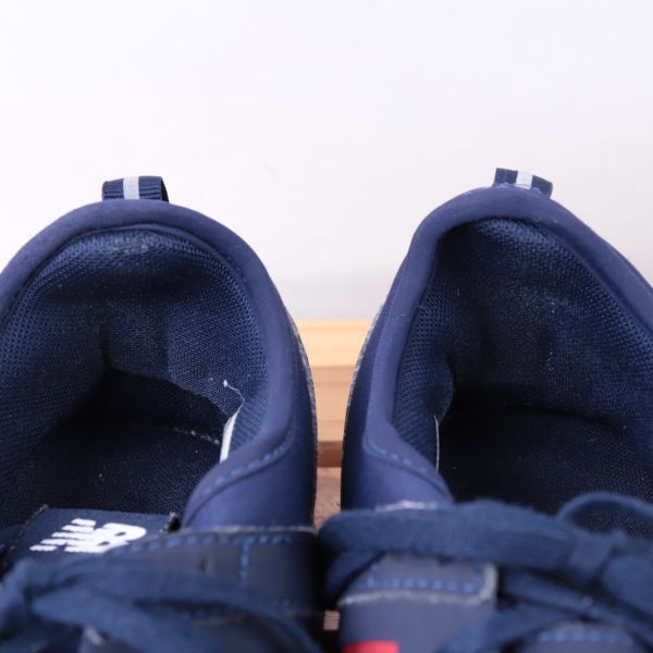 z2373[247] New balance US9 27.0cm/ темно-синий темно-синий красный красный newbalance мужской спортивные туфли б/у 