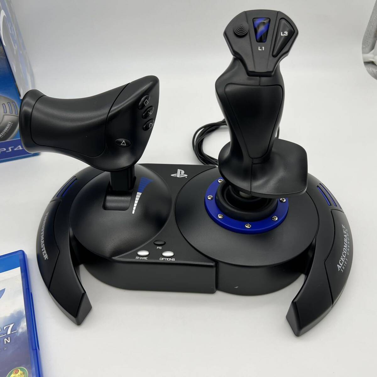 PS4 エースコンバット7 スラストマスター フライトスティック ジョイスティック _画像2