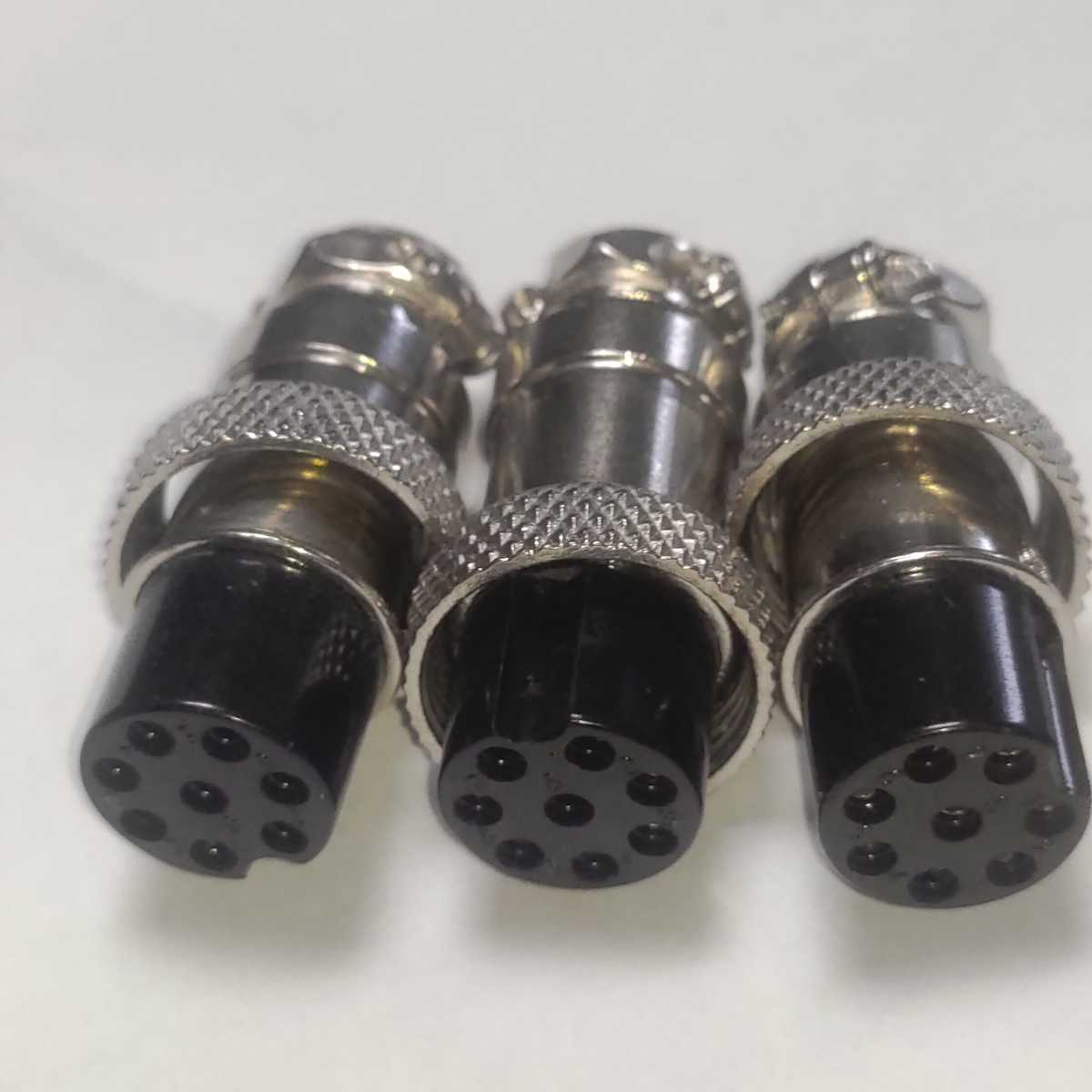 3 piece set 8 pin Mike connector transceiver .