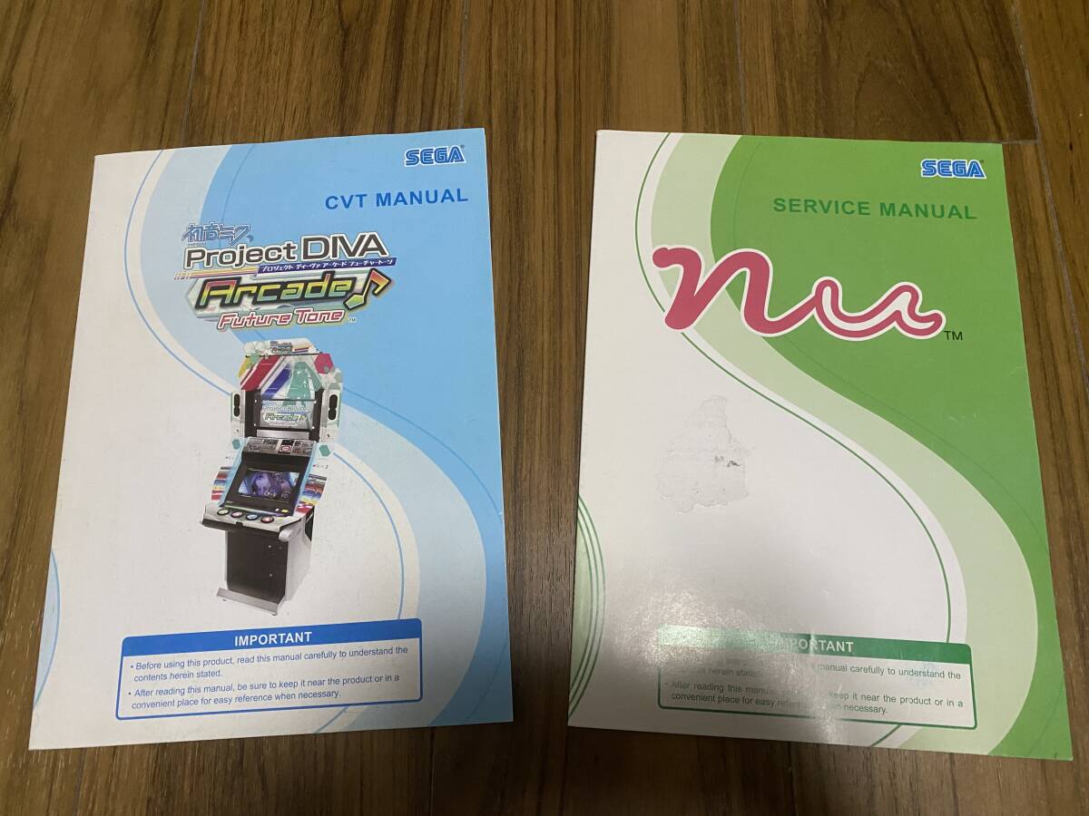 Hatsune Miku Project DIVA Arcade Future Tone, Nu instructions CVT Sega SEGA