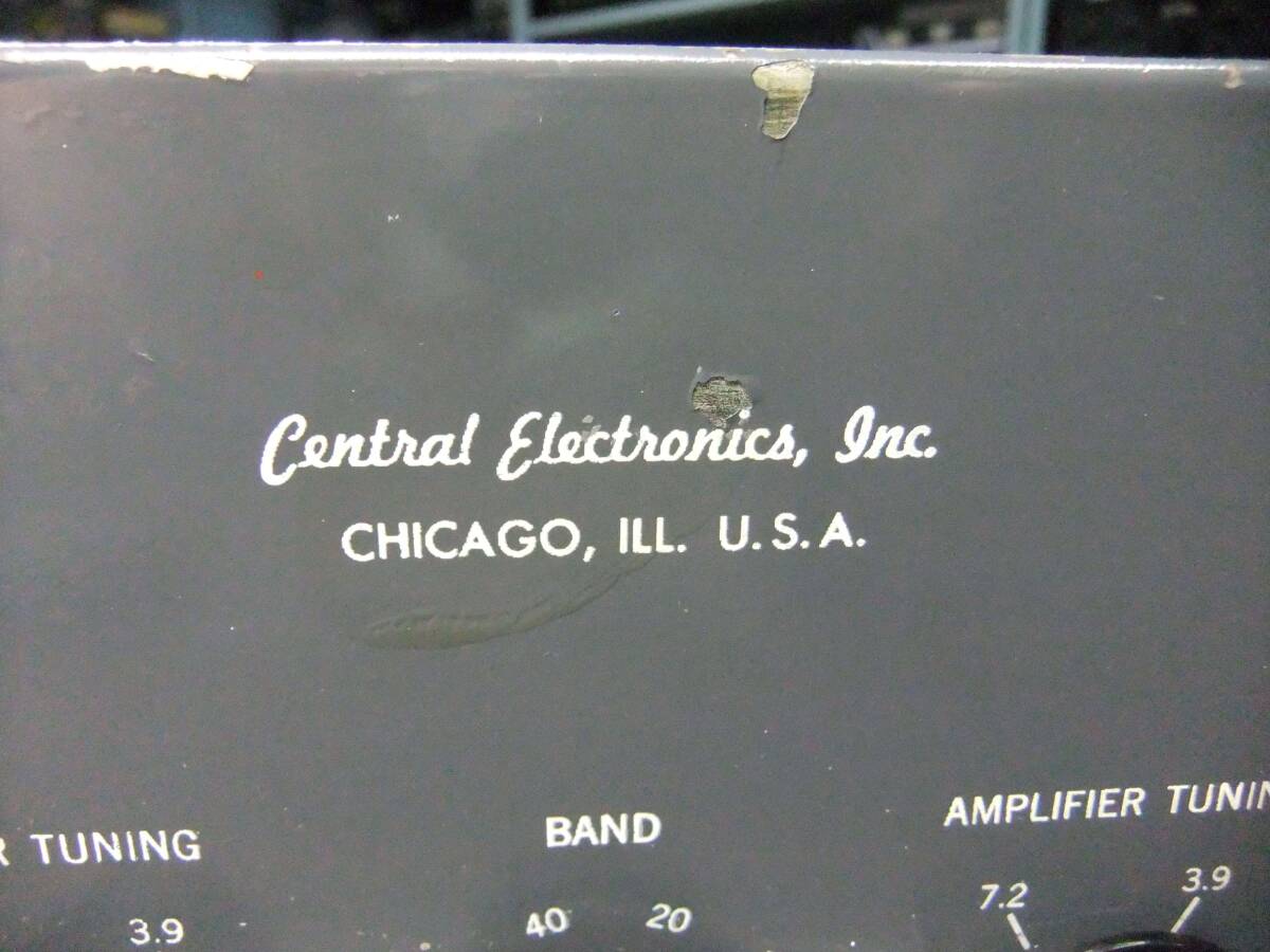  central electronics. Exciter 20-A.. operation verification not doing therefore junk treatment no claim please.