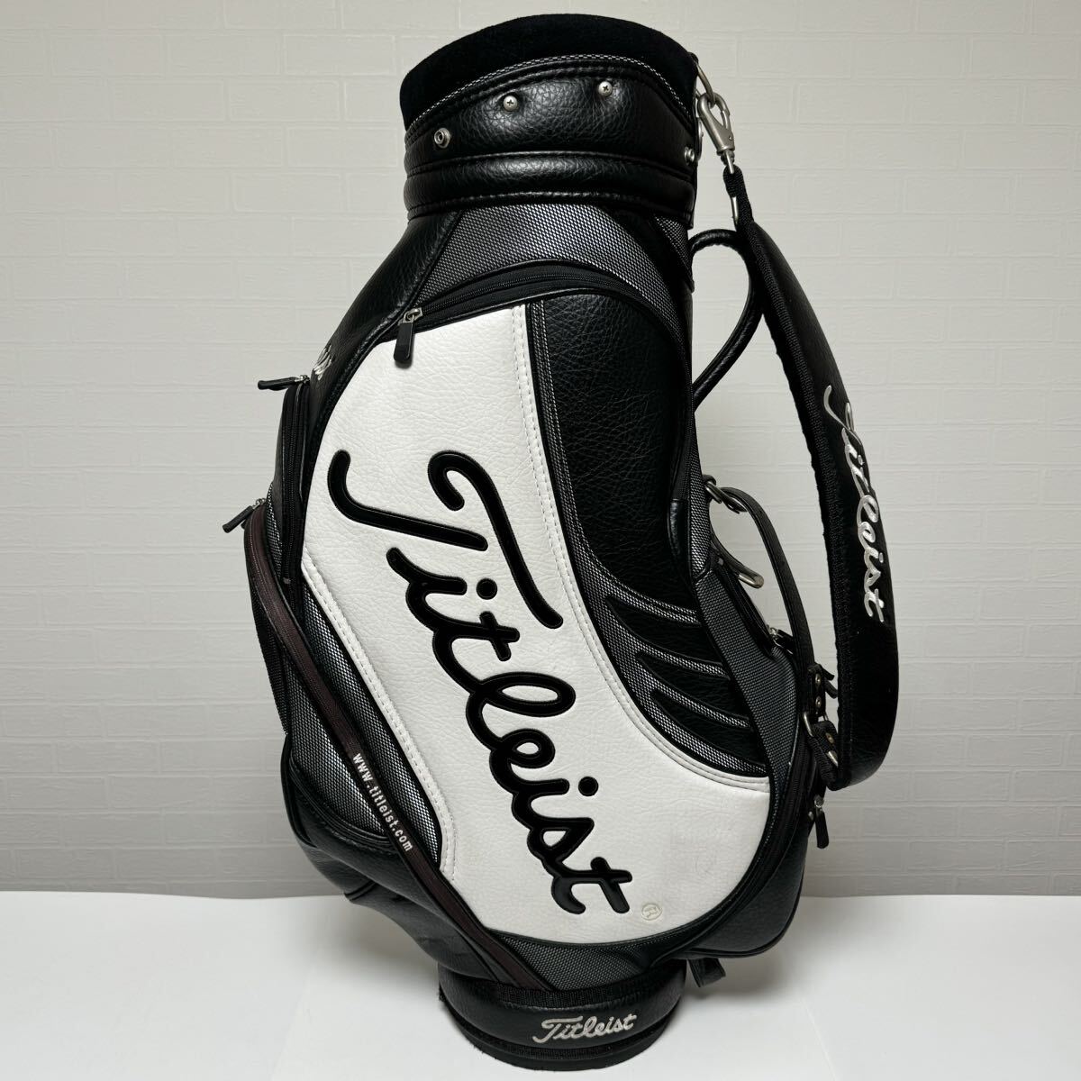 貴重】Titleist タイトリスト キャディバッグ 6分割 9型 46 貴重】Titleist タイトリスト キャディバッグ 6分割 9型 46