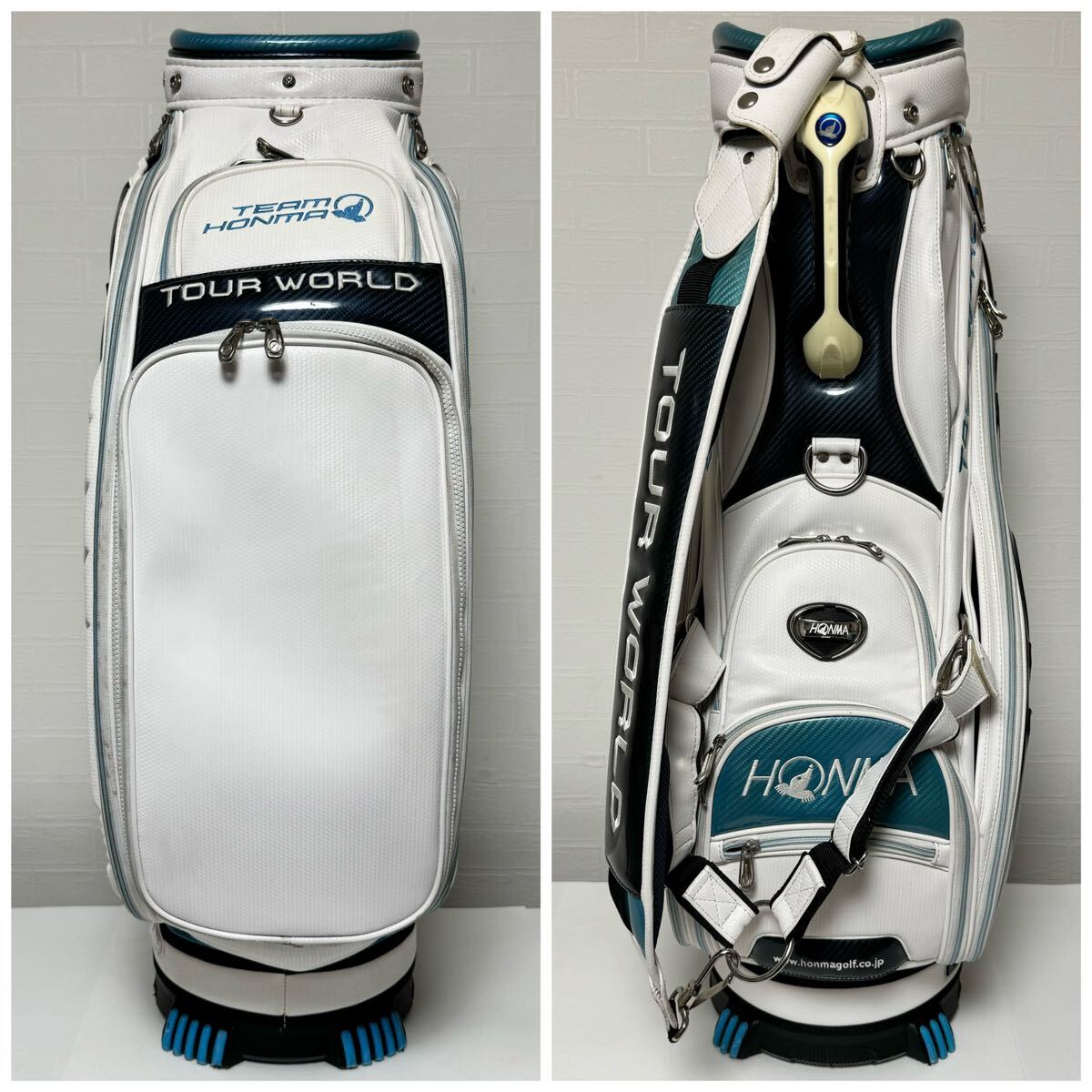 貴重】HONMA ホンマゴルフ キャディバッグ CB-1501 本間ゴルフ 貴重】HONMA ホンマゴルフ キャディバッグ CB-1501 本間ゴルフ