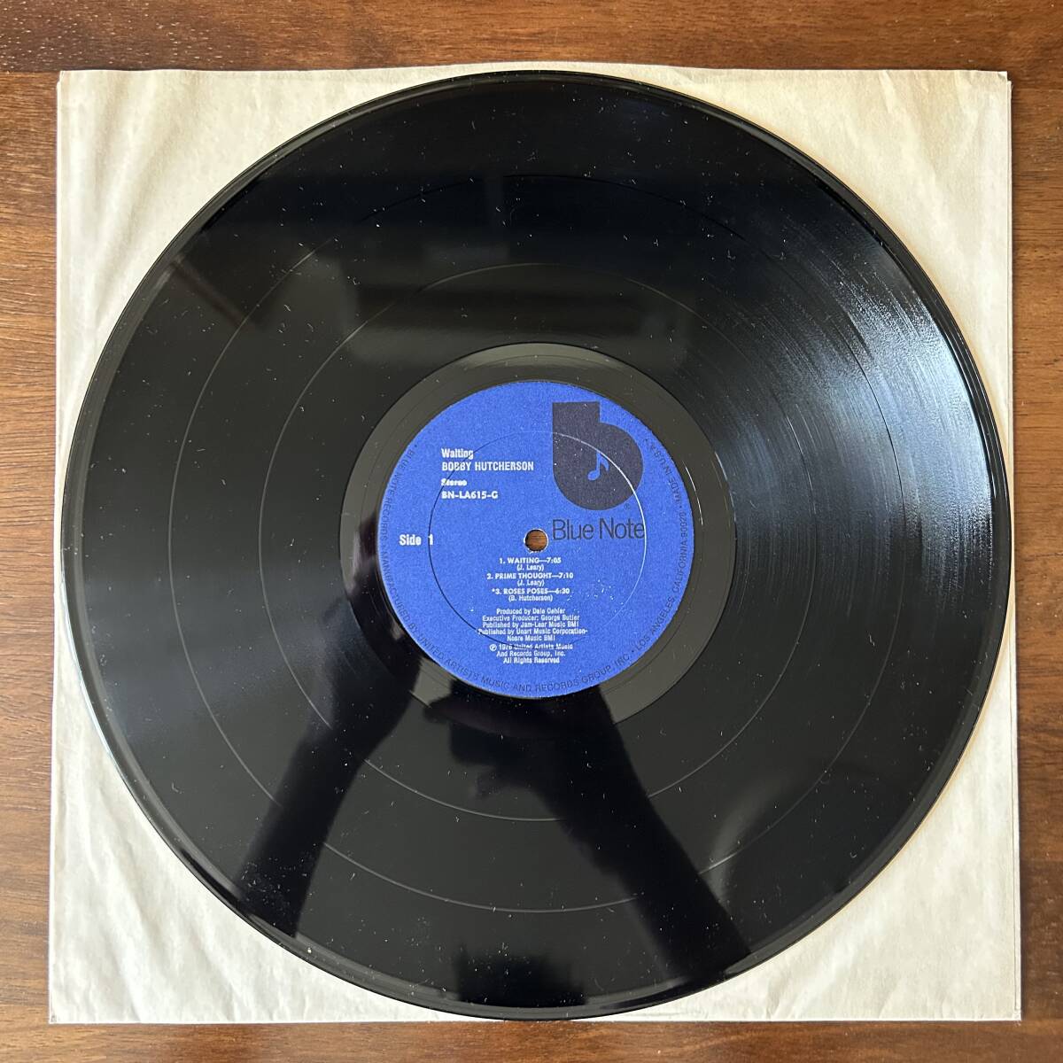 【LP】Bobby Hutcherson / Wating（BLUE NOTE BN-LA615G／オリジナル美品）ボビー・ハッチャーソン／ブルーノート／リバティ_画像3
