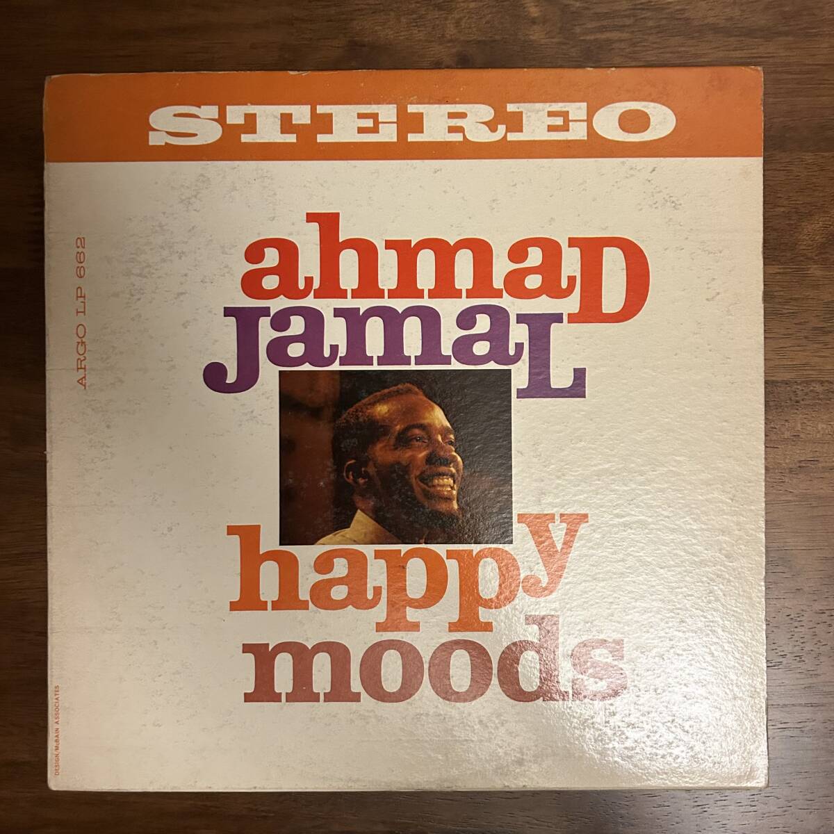 【LP】Ahmad Jamal / Happy Moods（ARGO LP-662／スレテオ盤オリジナル）アーマッド・ジャマル／イスラエル・クロスビー／アーゴ _画像1