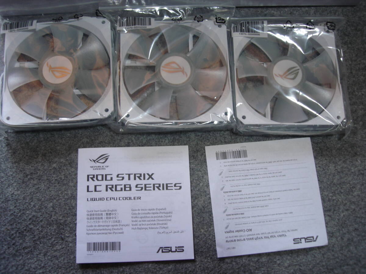 ASUS water cooling type CPU cooler,air conditioner ROG STRIX LC 360 RGB WHITE EDITION