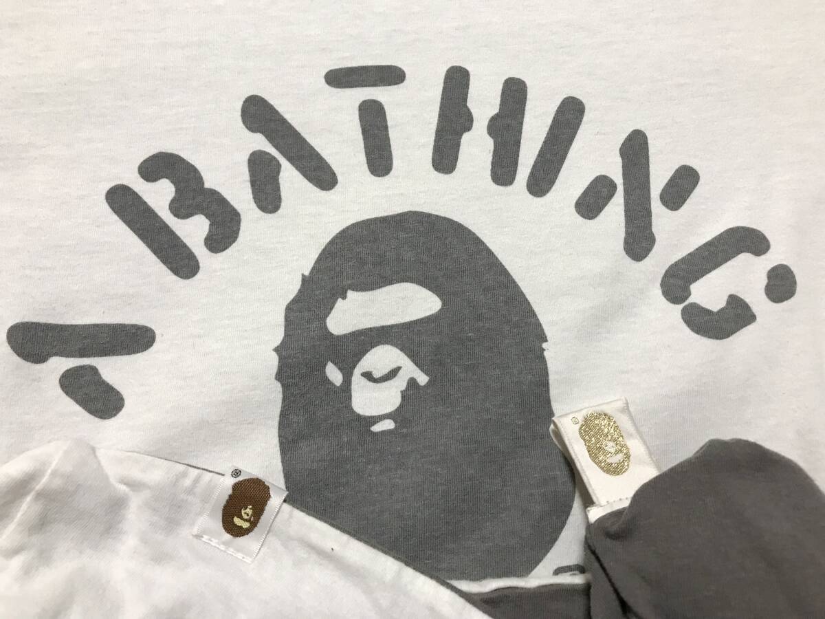 美品 A BATHING APE アベイシングエイプ Tシャツ 猿ロゴ メンズ _画像2