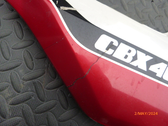 CBX400F 純正 サイドカバー セット 貴重 当時物 純正部品 ホンダ 旧車 CBX550F NC07 PC04の画像5