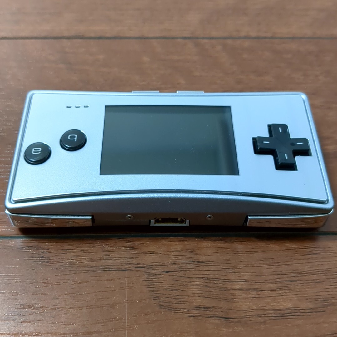 * operation verification ending beautiful goods * nintendo Nintendo GAME BOY micro retro game Game Boy Micro body silver silver 