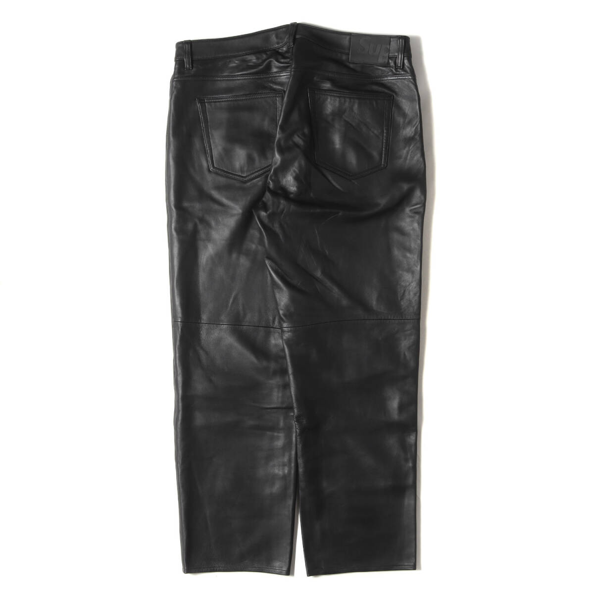 Supreme シュプリーム パンツ サイズ:36 22AW ラムスキン レザーパンツ Leather 5-Pocket Jean ブラック 黒 ボトムス ズボン_画像2