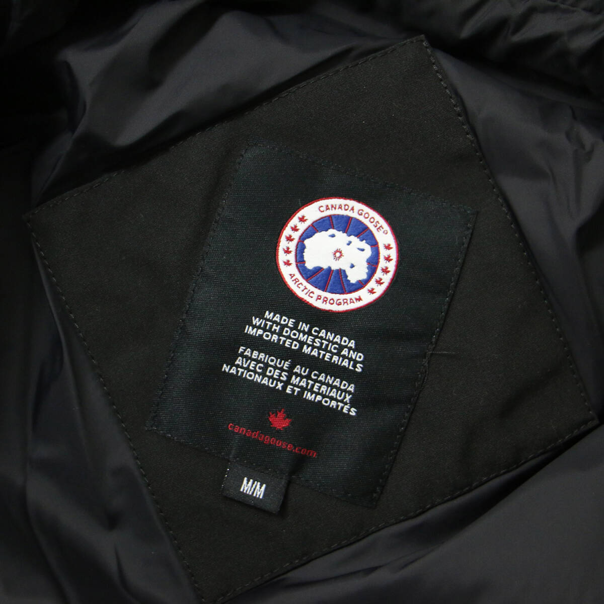 CANADA GOOSE カナダグース ダウン コート ロング ブラック 黒 M ミドル フード ファー MACKENZIE PARKA マッケンジー アウター_画像4