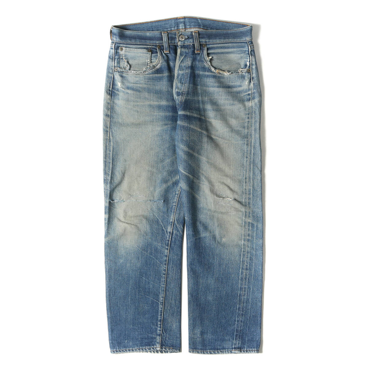 Levis リーバイス デニム パンツ サイズ:詳細参照(W34位) 70s 501 66前期 デニムパンツ インディゴ 45% 70年代 ヴィンテージ ジーンズ_画像1