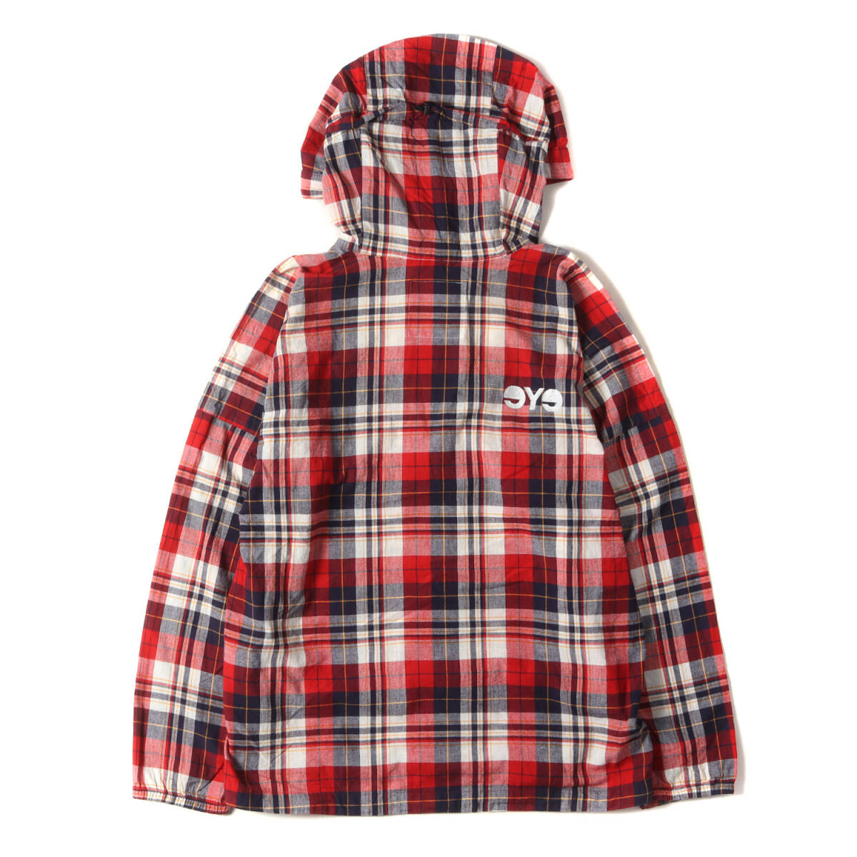 JUNYA WATANABE MAN COMME des GARCONS 05SS THE NORTH FACE マドラスチェック ソフトフランネル マウンテンパーカー 日本製 M_画像2