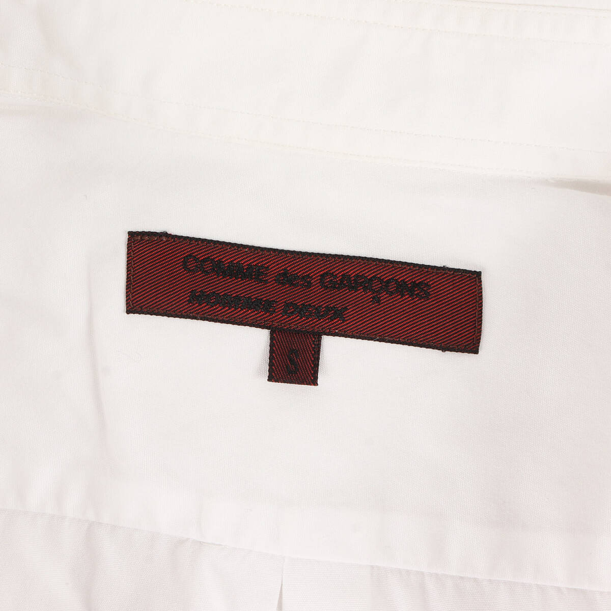 COMME des GARCONS HOMME DEUX シャツ サイズ:S 08SS コットンブロード カラーボタンホール ボタンダウン ドレスシャツ ホワイト_画像3