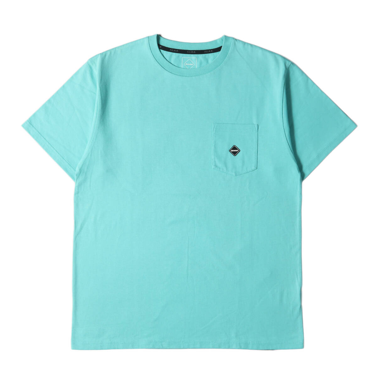 F.C.Real Bristol Tシャツ サイズ:XL 21SS COOLMAX ミニエンブレム ポケット Tシャツ MINI EMBLEM POCKET TEE ライトブルー_画像1