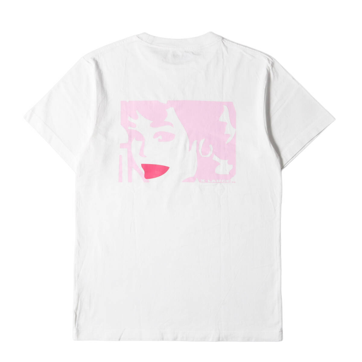 X-LARGE エクストララージ Tシャツ サイズ:S レディ グラフィック クルーネック 半袖Tシャツ ホワイト 白 トップス カットソー ストリート_画像1