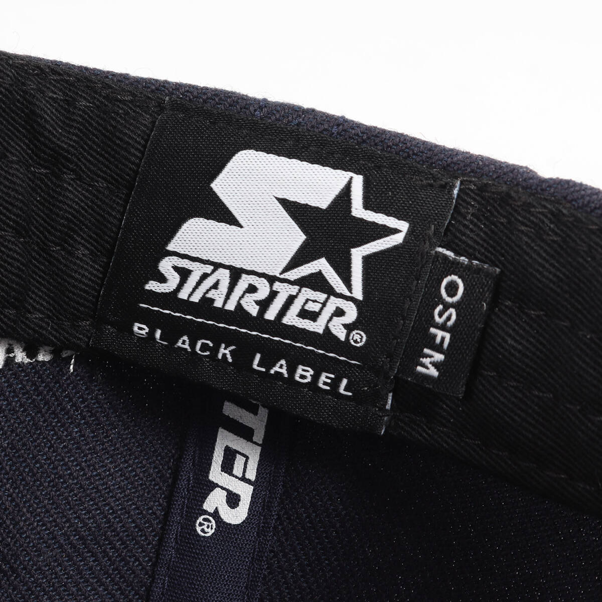 新品 TMT キャップ 19AW STARTER BLACK LABEL ブランドロゴ 6パネルキャップ ネイビー 紺 ブランド 帽子 スナップバック_画像5