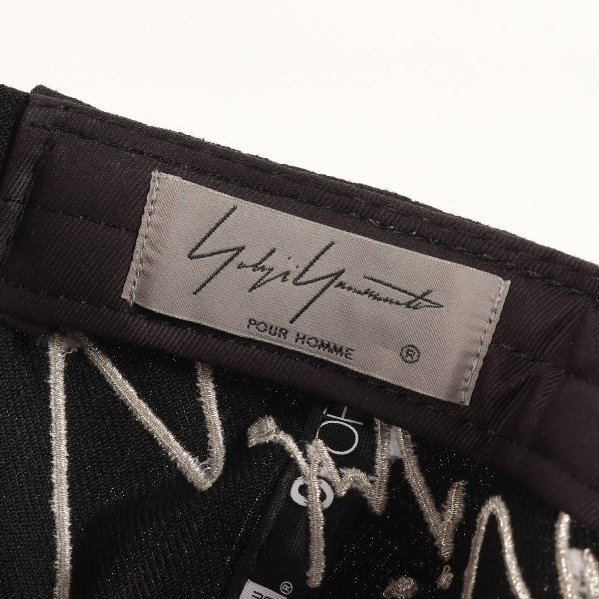 新品 Yohji Yamamoto(Ys) ヨウジヤマモト キャップ 20SS NEW ERA シグネチャーロゴ ライトサイド 刺繍 ウールキャップ 9FORTY ブラック_画像5